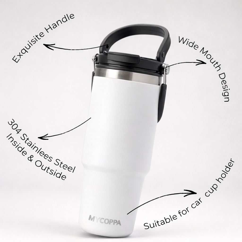 Vacuum Insulated Tumbler - White